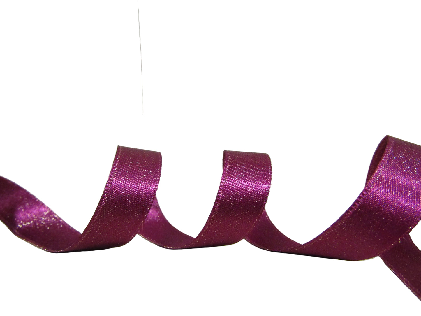 Panglica decorativa roz cu sclipici 1,5 cm x 3 m