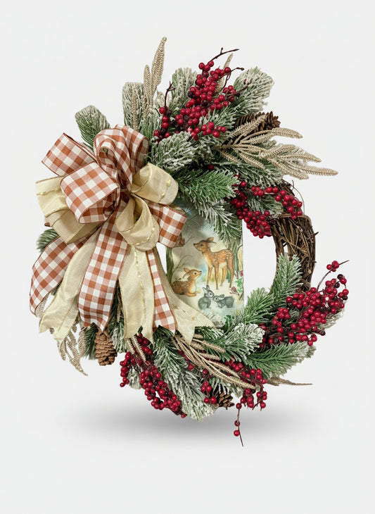 Coronita decorativa de craciun 40 cm