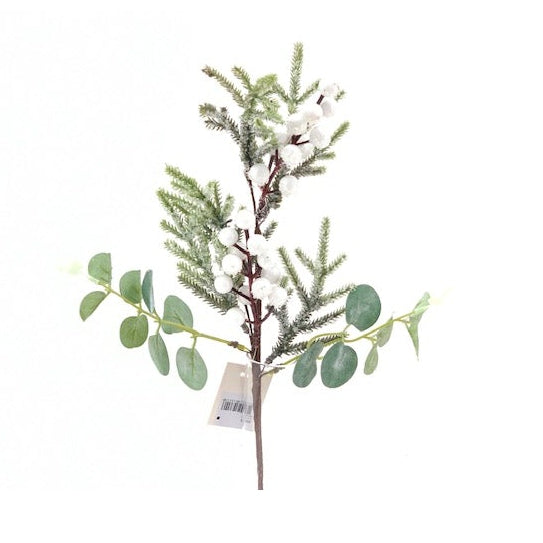 Buchet mix tuia ilex eucalipt 45 cm