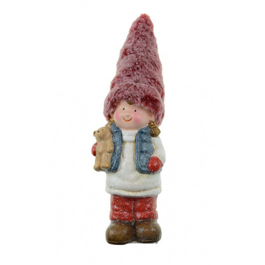 Decoratiune de craciun figurina fetita 20 cm