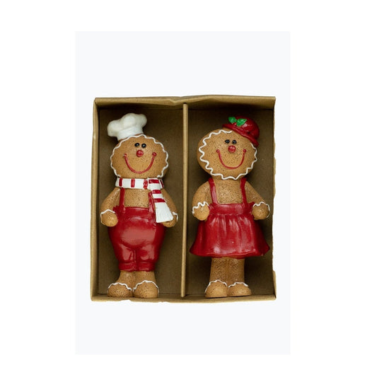 Decoratiune Om din turta dulce 10.5 cm set 2 buc