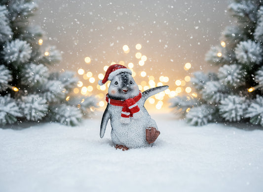 Decoratiune craciun pinguin 10 cm