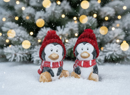 Decoratiune craciun pinguin 12 cm
