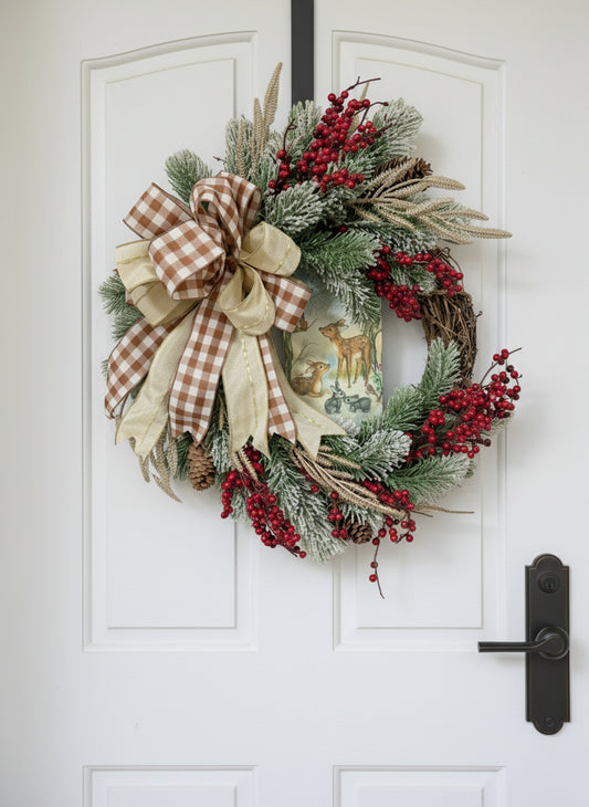 Coronita decorativa de craciun 40 cm