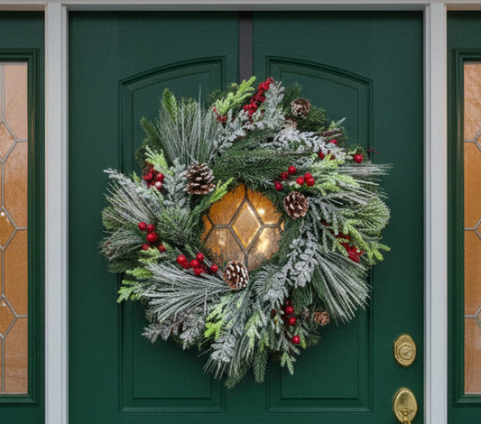 Coronita decorativa de Craciun