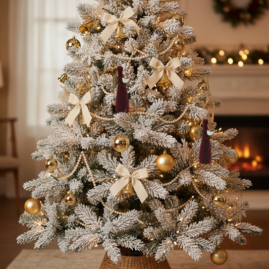 Decoratiune brad ingeras red velvet 3x9cm